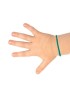 Bracciale verde portafortuna oro bambino sardegna