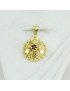 Bottone sardo in oro a pendente da donna