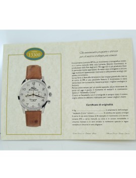 Orologio serie limitata Perseo con movimento Lemania 872 a carica manuale
