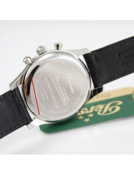 Orologio uomo Perseo Settebello carica manuale movimento cronografo Lemania 872