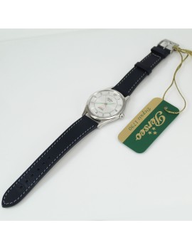 Orologio Perseo Ambiance carica manuale cinturino pelle blu 35374