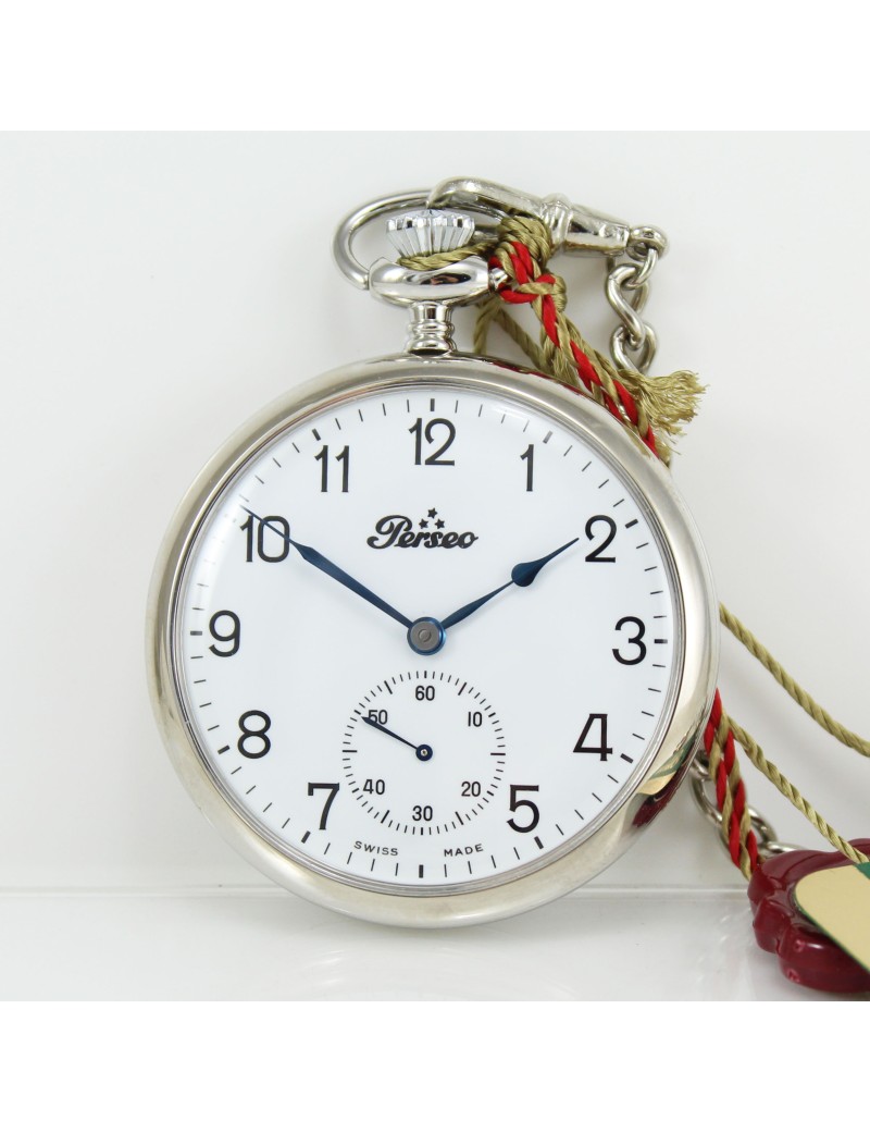 Orologio da tasca Perseo FS 16210 meccanico carica manuale ETA 6497