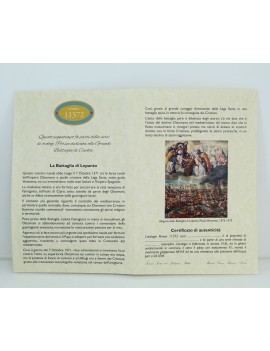 Orologio perseo dedicato alla battaglia di Lepanto