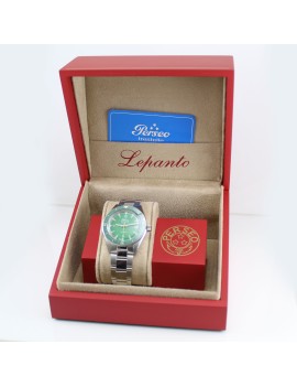 Orologio perseo dedicato alla battaglia di Lepanto verde 11372.03 scatola